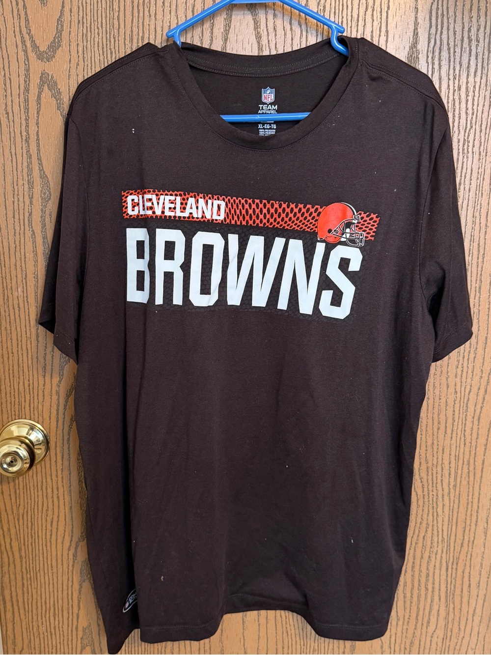 Cleveland Browns Men's Short Sleeve Team Tee - Brown